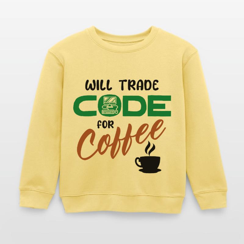 Développeur de déclaration de code Computerfreak Informatik Sweat enfant bio Stanley/Stella