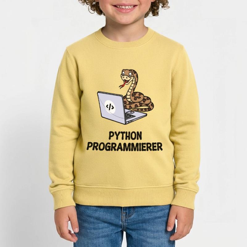 Programmer Computer Code Developer Statement Kids Organic Sweatshirt by Stanley/Stella