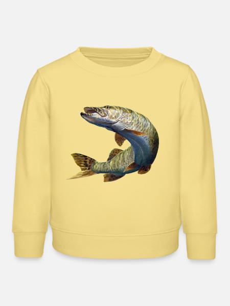Hecht - Kinder Organic Sweatshirt Mini Changer von Stanley/Stella - Gelb Viva
