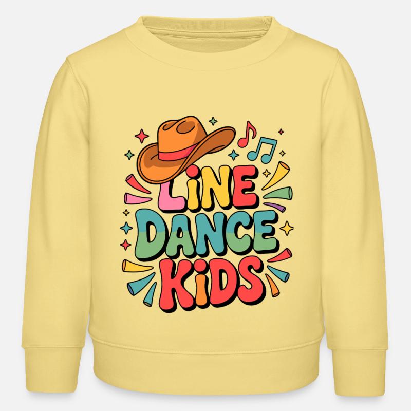 Line Dance Kids Linedance Kinder - Kinder Organic Sweatshirt Mini Changer von Stanley/Stella - Gelb Viva 