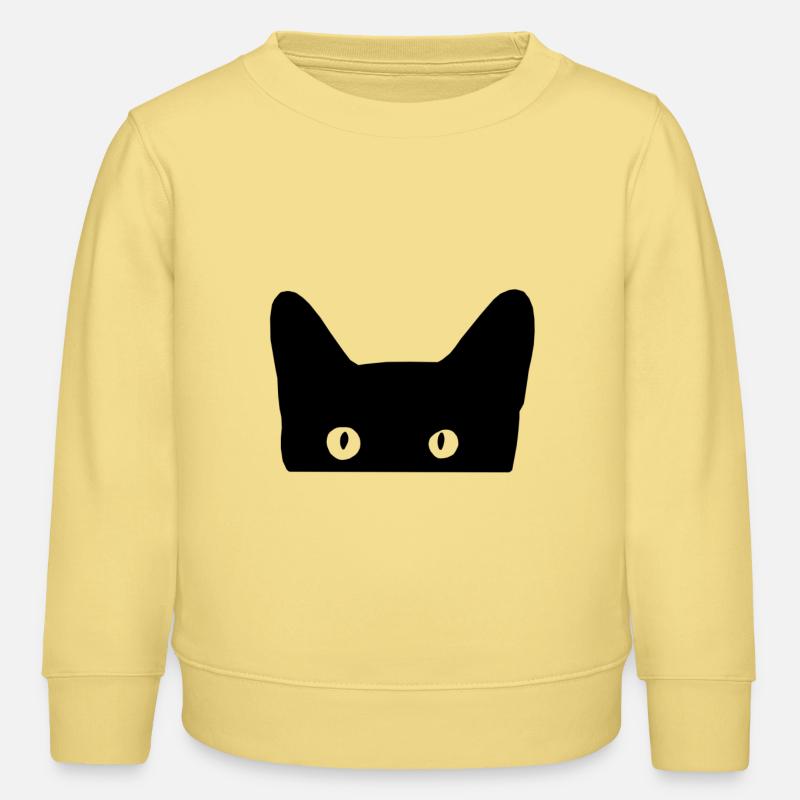 chat - Sweat enfant bio Stanley/Stella - jaune viva 