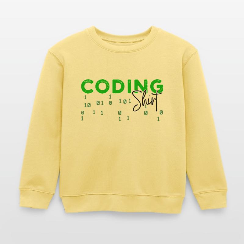 Coden Developer Programmer Web Developer Saying Kids Organic Sweatshirt by Stanley/Stella