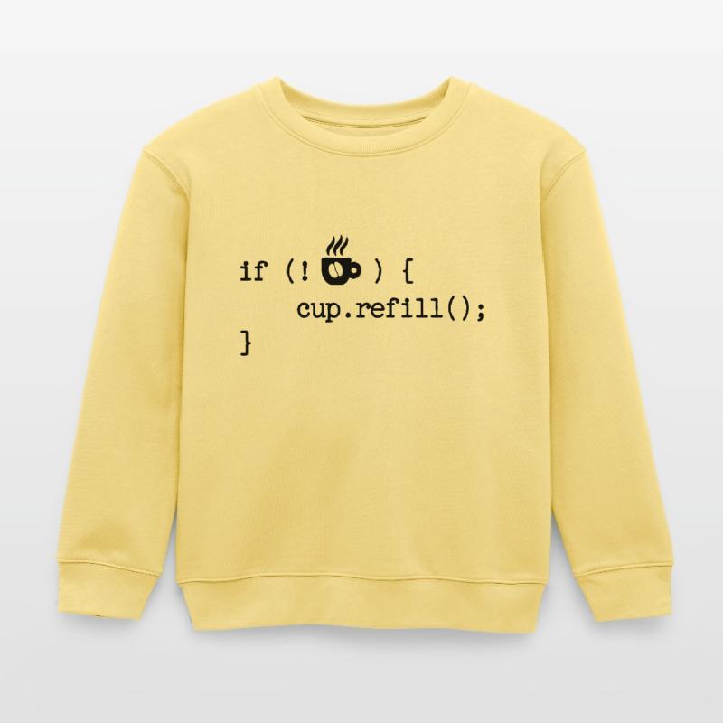 Developer Programmierer Code Webentwickler Debug Kinder Organic Sweatshirt Mini Changer von Stanley/Stella