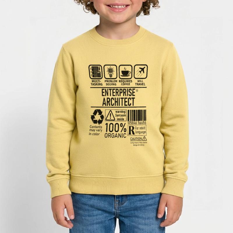 Enterprise Architect multi tasking problem solving Kinder Organic Sweatshirt Mini Changer von Stanley/Stella
