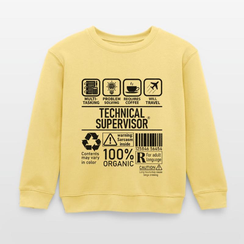 Technical Supervisor multi tasking problem solving Kinder Organic Sweatshirt Mini Changer von Stanley/Stella