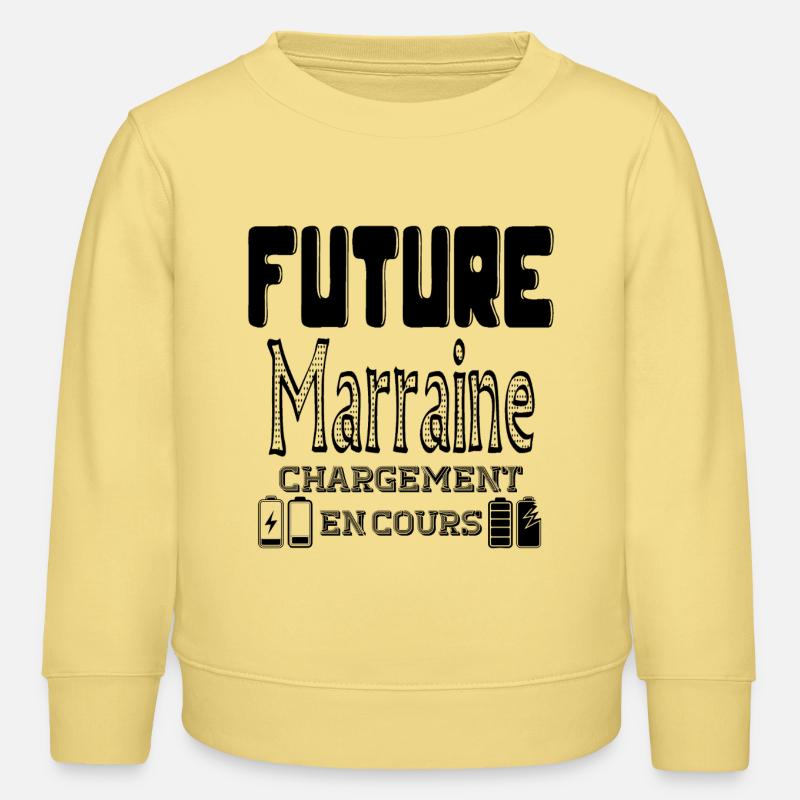 Future Godmother Loading In Progress - Kinder Organic Sweatshirt Mini Changer von Stanley/Stella - Gelb Viva 