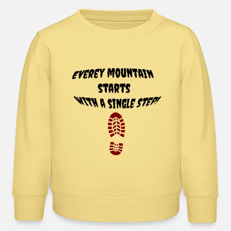 first_step - Kinder Organic Sweatshirt Mini Changer von Stanley/Stella - Gelb Viva 