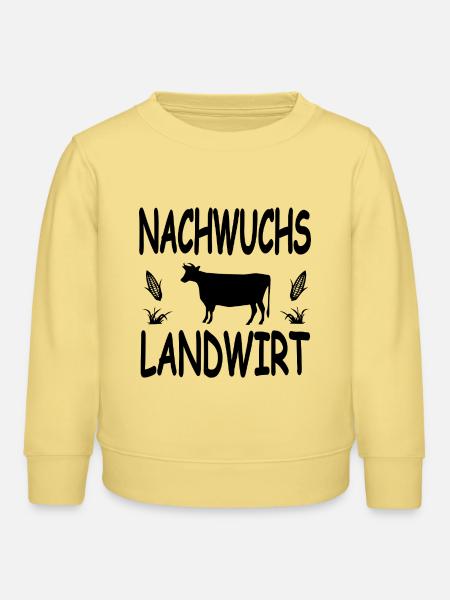 Landwirt - Kinder Organic Sweatshirt Mini Changer von Stanley/Stella - Gelb Viva 