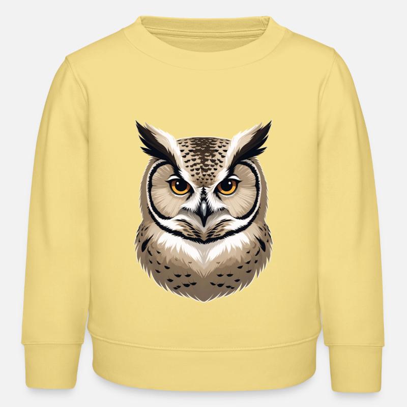 WaldEulenblick - Sweat enfant bio Stanley/Stella - jaune viva 