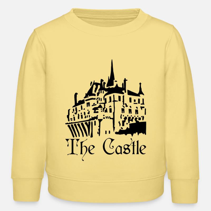 Das Schwarze Schloss - Kinder Organic Sweatshirt Mini Changer von Stanley/Stella - Gelb Viva