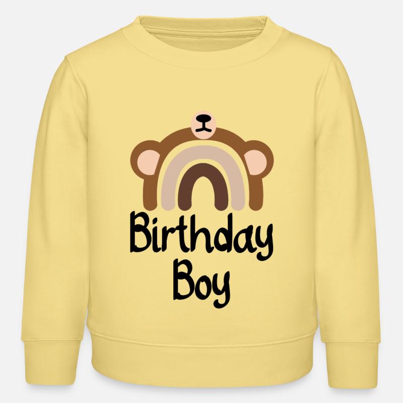 Bär Regenbogen Arc - Kinder Organic Sweatshirt Mini Changer von Stanley/Stella - Gelb Viva 
