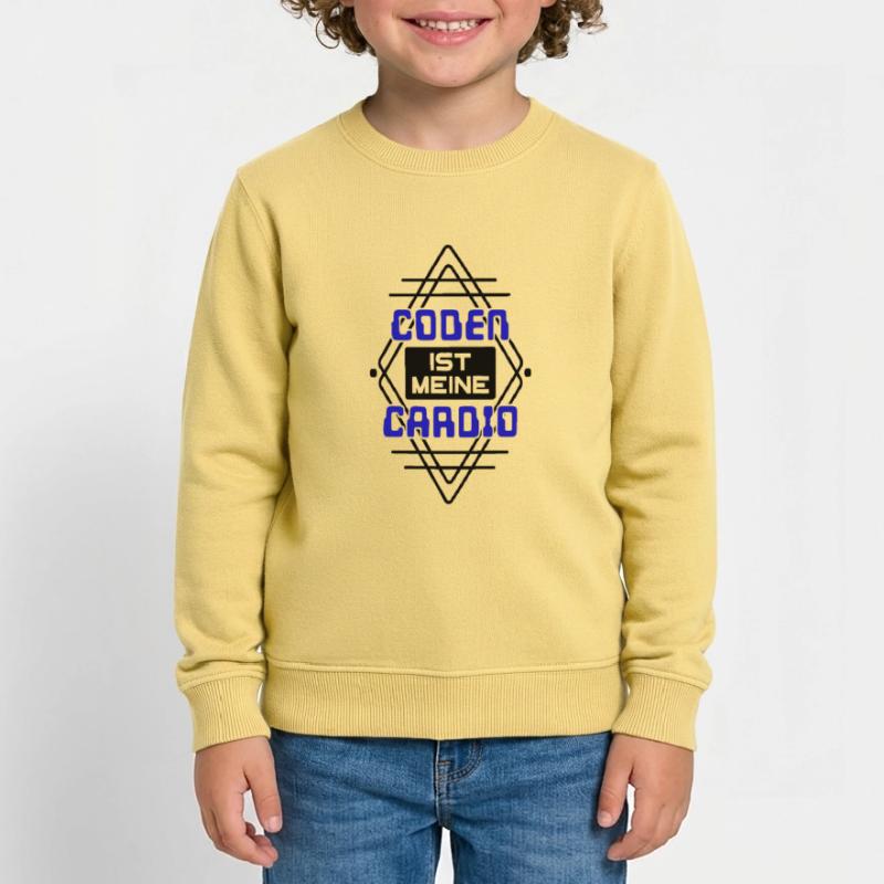 Software Developer Developer Cool Saying Coden Kids Organic Sweatshirt by Stanley/Stella