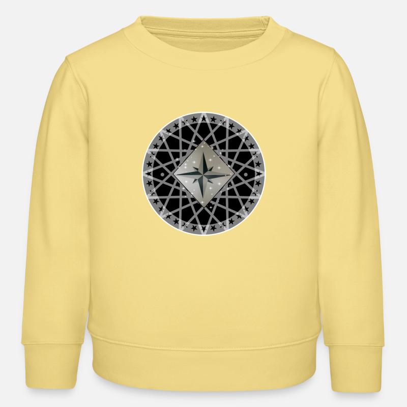 Wind Rose - Kinder Organic Sweatshirt Mini Changer von Stanley/Stella - Gelb Viva 