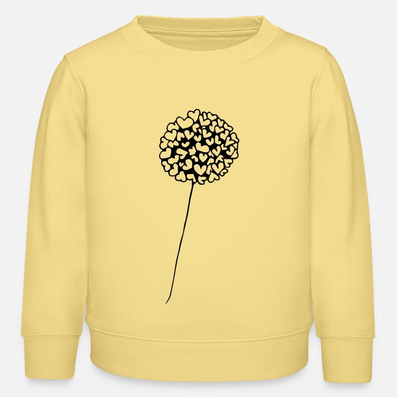 Loreli AMOR-Pusti - L’Original par heavenlygoods - Sweat enfant bio Stanley/Stella - jaune viva 