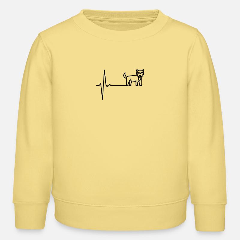 Bitte laden Sie das Designbild hoch - Kinder Organic Sweatshirt Mini Changer von Stanley/Stella - Gelb Viva 