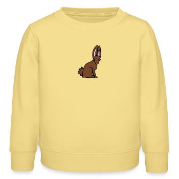 brown bunny - Kids Organic Sweatshirt by Stanley/Stella - viva yellow  - Front - AI Model Kid Male (0cm)