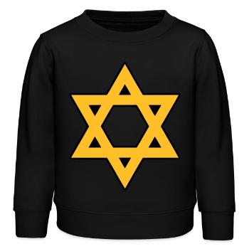 David Stern - Kinder Organic Sweatshirt Mini Changer von Stanley/Stella - Schwarz - Vorne - AI Model Kid Male (0cm)