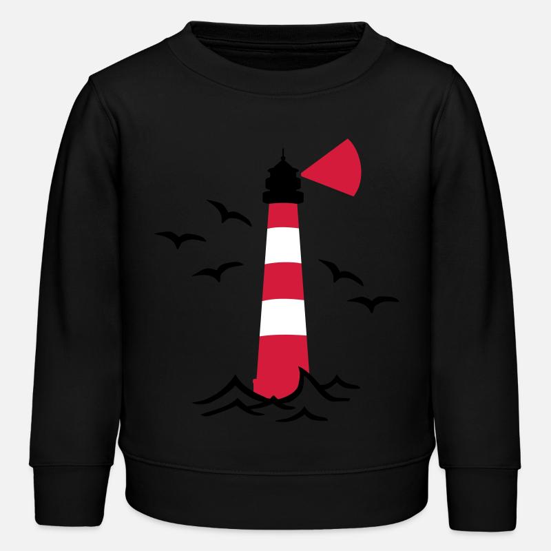 Lighthouse - Kids Organic Sweatshirt by Stanley/Stella - black