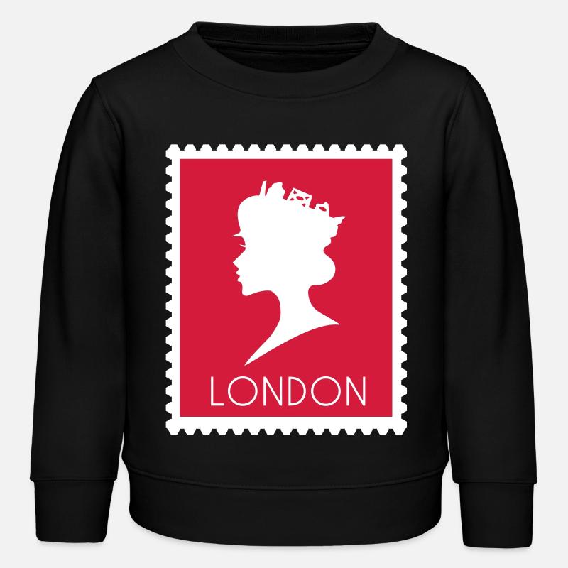 London - Kinder Organic Sweatshirt Mini Changer von Stanley/Stella - Schwarz