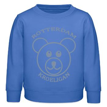 ROTTERDAM KROELIGAN - Sweat enfant bio Stanley/Stella - carolina blue - Devant - AI Model Kid Female (0cm)