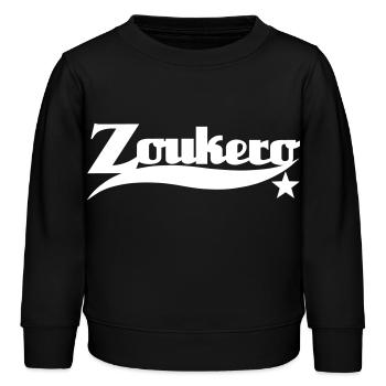 Zoukero Star - Zouk Dance Shirt - Kids Organic Sweatshirt by Stanley/Stella - black - Front - AI Model Kid Male (0cm)