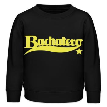 Bachatero Star - Bachata Dance Shirt - Kids Organic Sweatshirt by Stanley/Stella - black - Front - AI Model Kid Male (0cm)