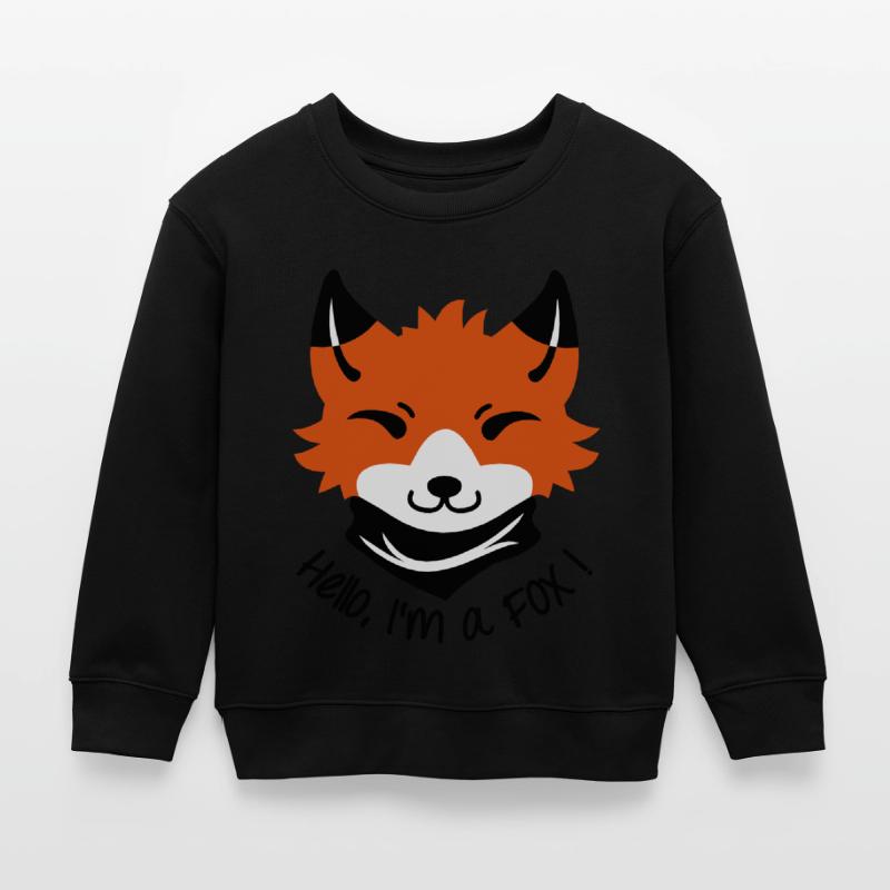 Hallo, ich bin ein Fuchs! Kinder Organic Sweatshirt Mini Changer von Stanley/Stella