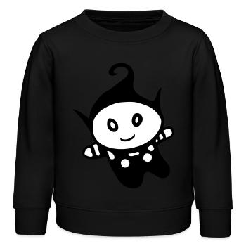Bébé Lutin - Sweat enfant bio Stanley/Stella - noir - Devant - AI Model Kid Male (0cm)