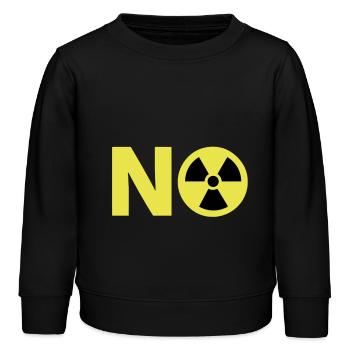 Atomkraft Nein Danke NO - Kinder Organic Sweatshirt Mini Changer von Stanley/Stella - Schwarz - Vorne - AI Model Kid Male (0cm)