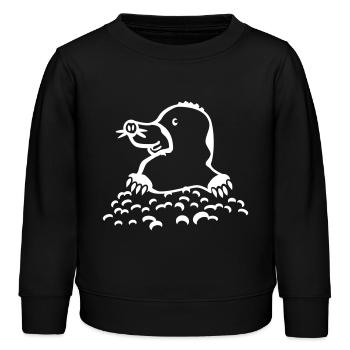 grain de beauté - Sweat enfant bio Stanley/Stella - noir - Devant - AI Model Kid Male (0cm)