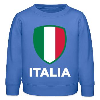 Drapeau national d'Italie - Sweat enfant bio Stanley/Stella - carolina blue - Devant - AI Model Kid Female (0cm)