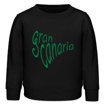 Gran Canaria - Sweat enfant bio Stanley/Stella - noir - Devant - AI Model Kid Male (0cm)
