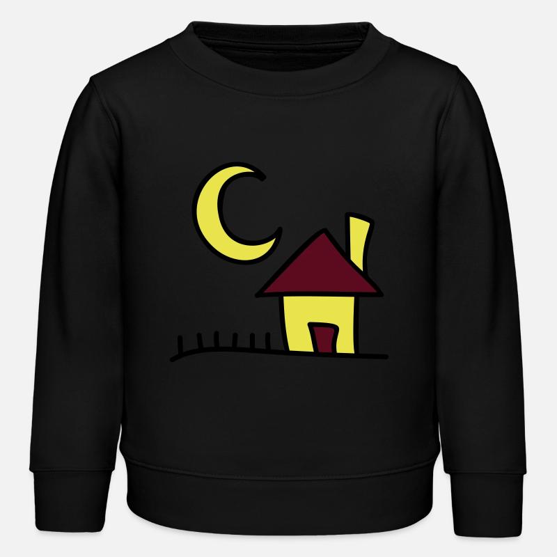 Kinderzeichnungen: Nachthaus - Sweat enfant bio Stanley/Stella - noir
