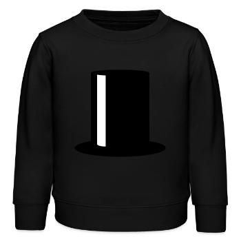 Top Hat - Sweat enfant bio Stanley/Stella - noir - Devant - AI Model Kid Male (0cm)