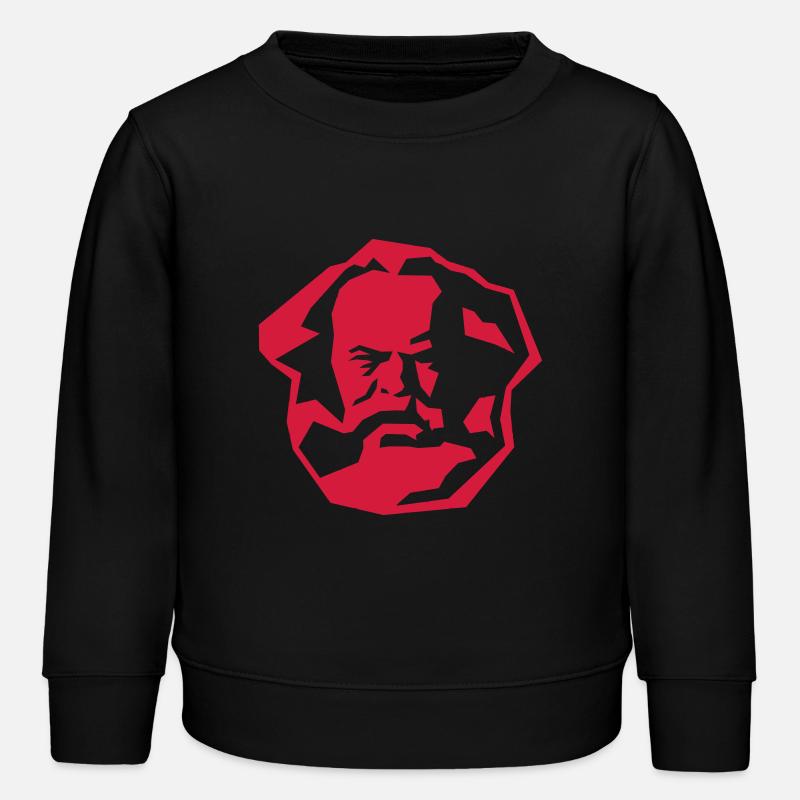 Karl Marx - Kids Organic Sweatshirt by Stanley/Stella - black