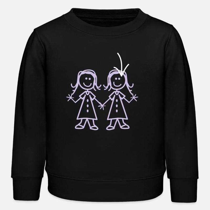L'enfant que je suis! - Sweat enfant bio Stanley/Stella - noir