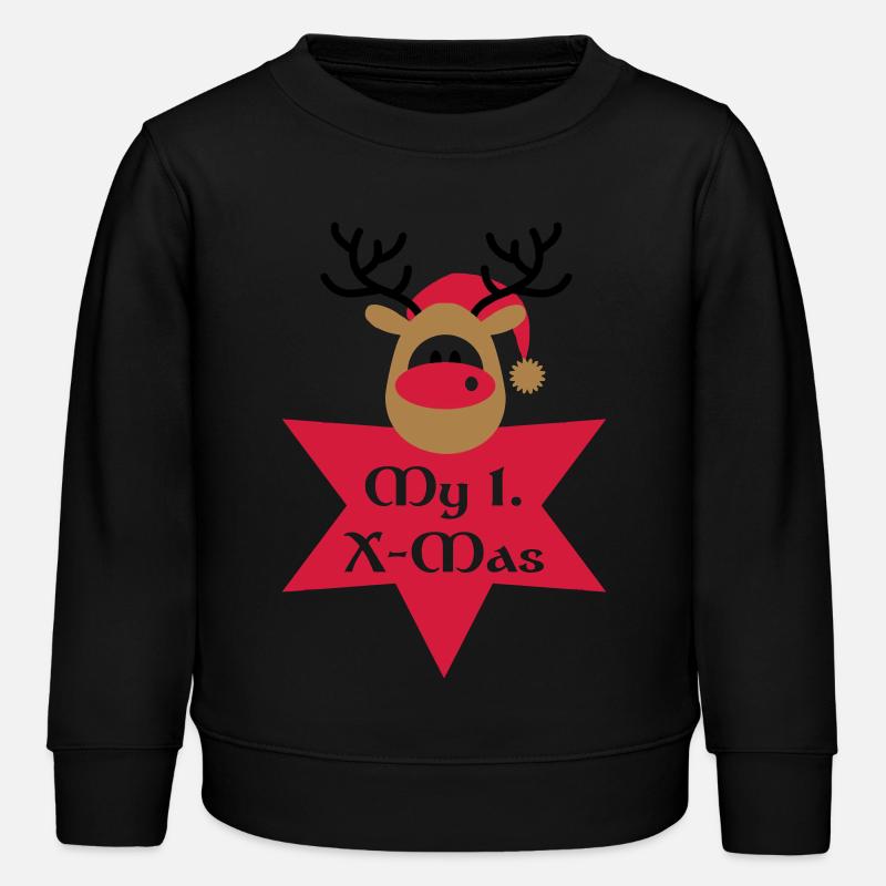 mon premier Noël - Sweat enfant bio Stanley/Stella - noir