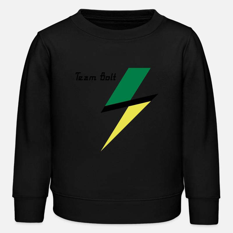 équipe Bolt - Sweat enfant bio Stanley/Stella - noir