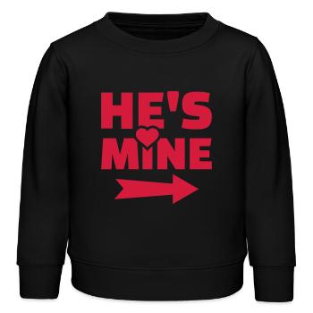 Freund - Kinder Organic Sweatshirt Mini Changer von Stanley/Stella - Schwarz - Vorne - AI Model Kid Male (0cm)
