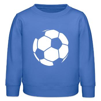 football / ball for dark clothes - Kinder Organic Sweatshirt Mini Changer von Stanley/Stella - carolina Blue - Vorne - AI Model Kid Female (0cm)