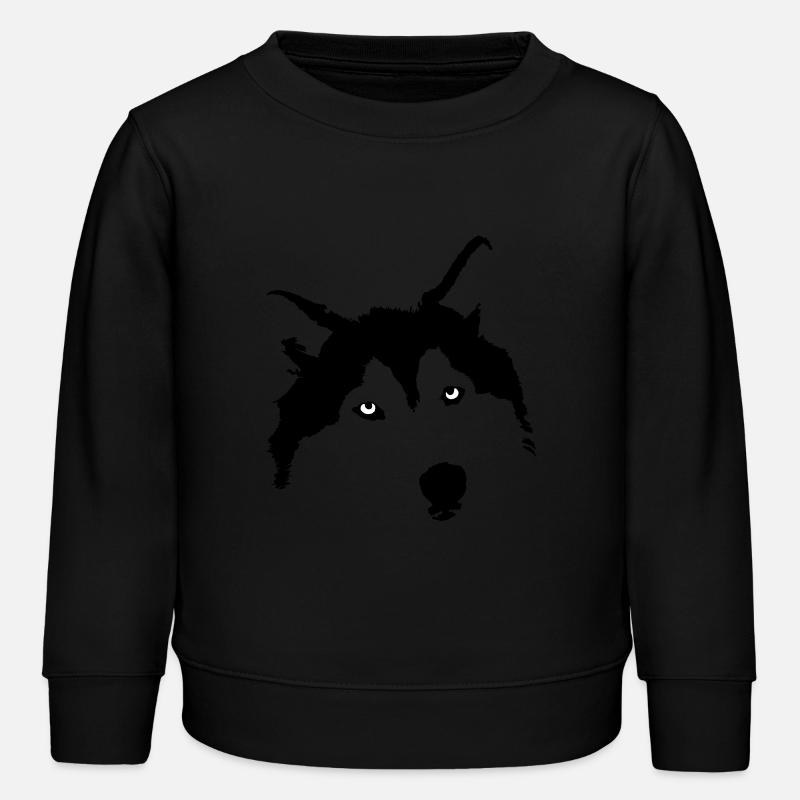 husky - Sweat enfant bio Stanley/Stella - noir