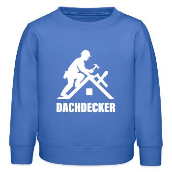 dachdecker - Kinder Organic Sweatshirt Mini Changer von Stanley/Stella - carolina Blue - Vorne - AI Model Kid Female (0cm)
