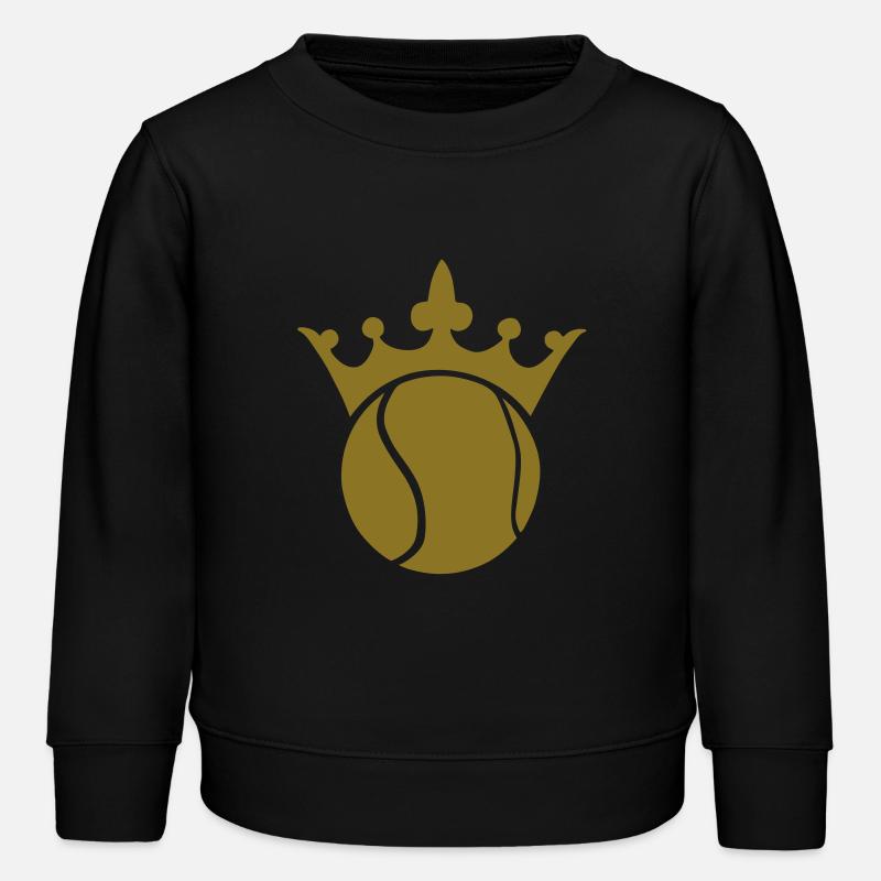 Tennis - Kinder Organic Sweatshirt Mini Changer von Stanley/Stella - Schwarz
