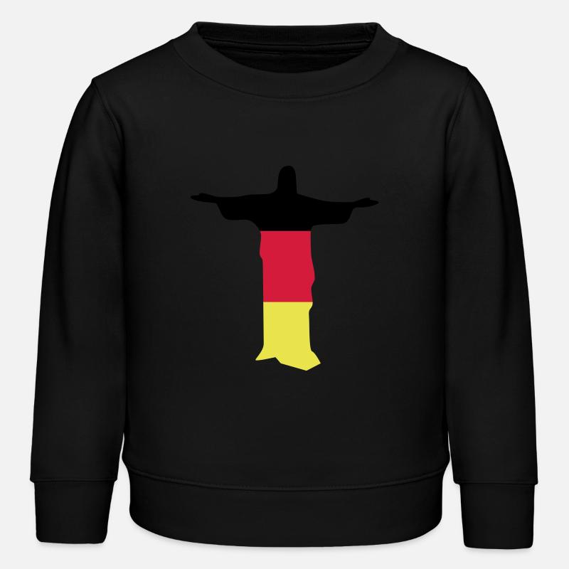 Jesus Rio dreifarbig - Kinder Organic Sweatshirt Mini Changer von Stanley/Stella - Schwarz