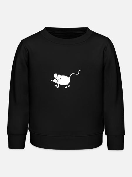 Souris - Sweat enfant bio Stanley/Stella - noir