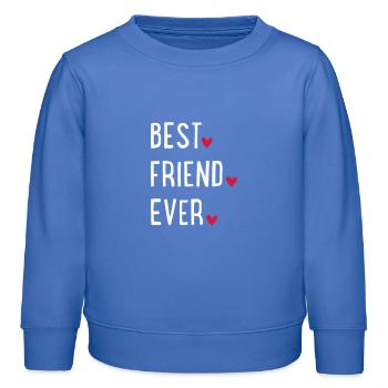 Meilleur ami - Sweat enfant bio Stanley/Stella - carolina blue - Devant - AI Model Kid Female (0cm)