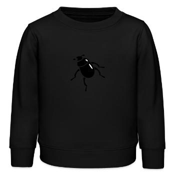 Scarabaeus Käfer / beetle (2c) - Kinder Organic Sweatshirt Mini Changer von Stanley/Stella - Schwarz - Vorne - AI Model Kid Male (0cm)