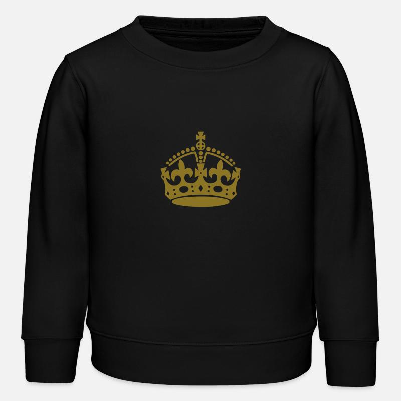 Couronne - Sweat enfant bio Stanley/Stella - noir