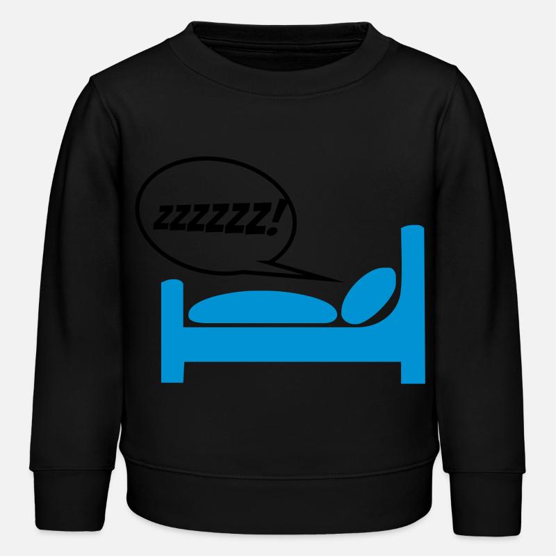 schnarchen - Kinder Organic Sweatshirt Mini Changer von Stanley/Stella - Schwarz