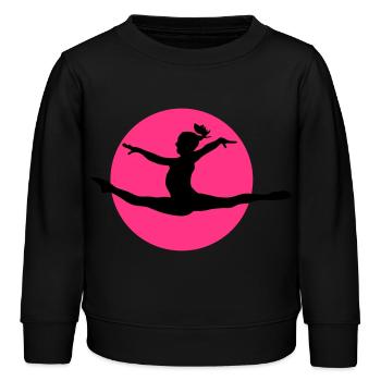 Kunst & Bodenturnen - Kinder Organic Sweatshirt Mini Changer von Stanley/Stella - Schwarz - Vorne - AI Model Kid Male (0cm)